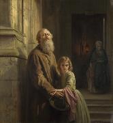 Josephus Laurentius Dyckmans The Blind Beggar oil painting